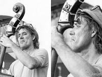 Scènes de rue  Helmut - Contrebassiste 3/3 (Forcalquier)