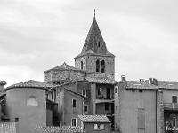 Sisteron - fin septembre 2017  Vue sur ND des Pommiers et la vieille ville depuis les Marres