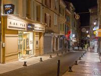 Sisteron de nuit  Rue Droite basse