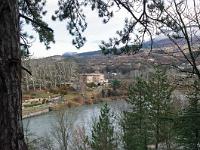 Sisteron  Le Buech et le château de la Cazette