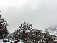 Sisteron sous la neige  Avenue Alsace-Lorraine