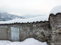 Sisteron sous la neige  Rue des Remparts