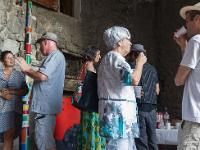 Mur' Murs - Festival d'Art Urbain - Sisteron  Au vernissage rue du Glissoir