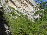 Tour de la Baume  Le sentier (vue à l'inverse de la marche)