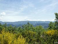 Tour de la Baume  Vue vers l'Est et les crêtes de Vaumuse