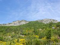 Tour de la Baume  Vue sur l'adret de la montagne de la Baume (1147m)