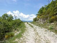 Tour de la Baume  je chemine maintenant sur une piste sur quelques centaines de mètres