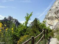 Tour de la Baume  Arrivée à Sisteron au pied du rocher de la Baume 1/4