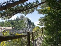 Tour de la Baume  Arrivée à Sisteron au pied du rocher de la Baume 3/4
