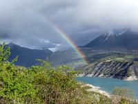 Vallée de l'Ubaye  Arc en ciel sur la vallée de l'Ubaye 1/2